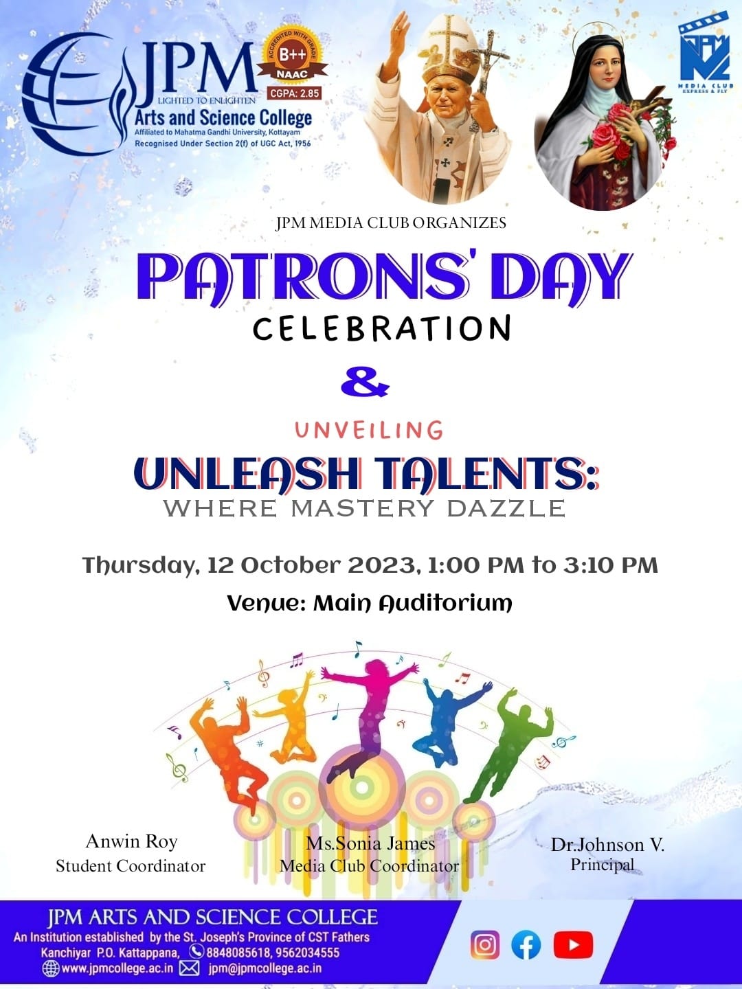 PATRONS' DAY CELEBRATION & UNVEILING  UNLEASH TALENTS: WHERE MASTERY DAZZLE